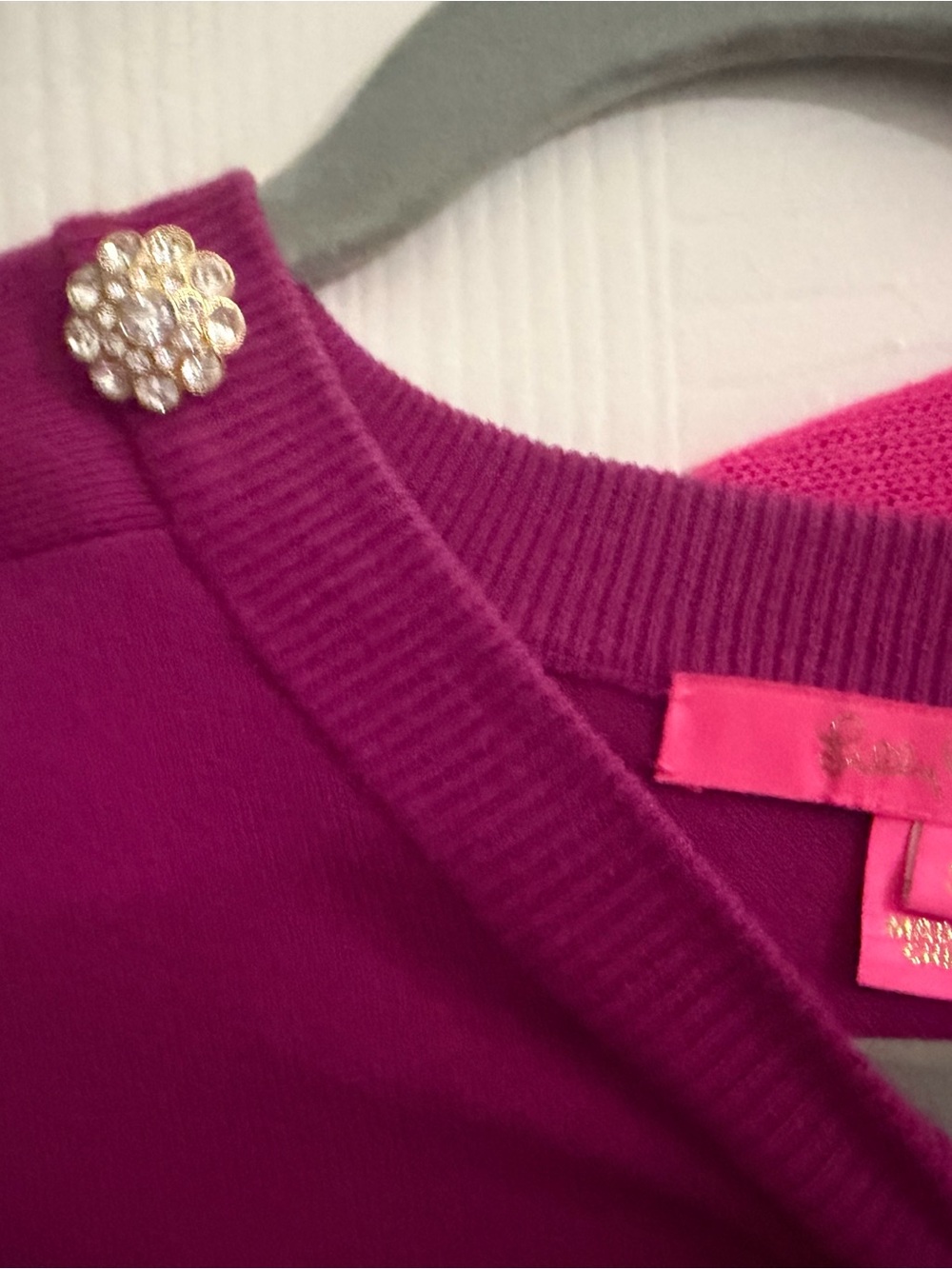 Lilly Pulitzer Bundle Pink & Purple Mixed-Knit Sweater collection - Picture 9 of 10